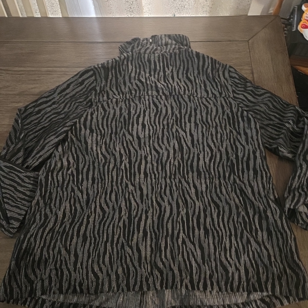 Ruby Rd. Black and Gray Utility Jacket - image 9